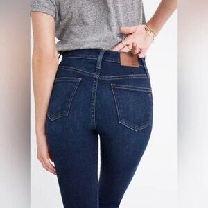 Madewell Dark Blue Skinny Jeans 9" Mid Rise Skinny Size 27